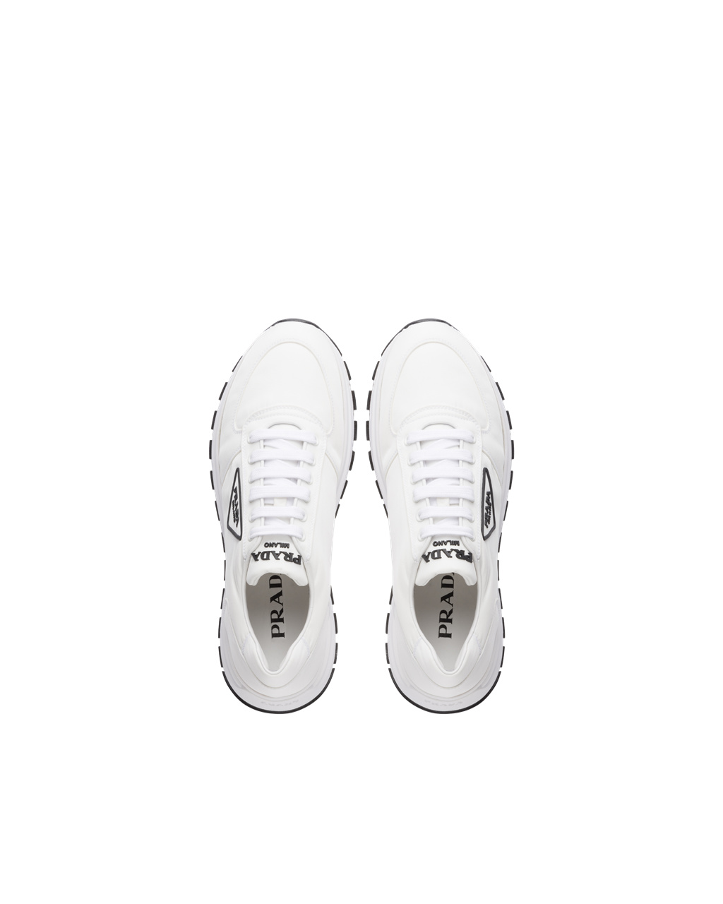 Prada Prax 01 Re-nylon Gabardine Sneakers Bílé | 271564PHK