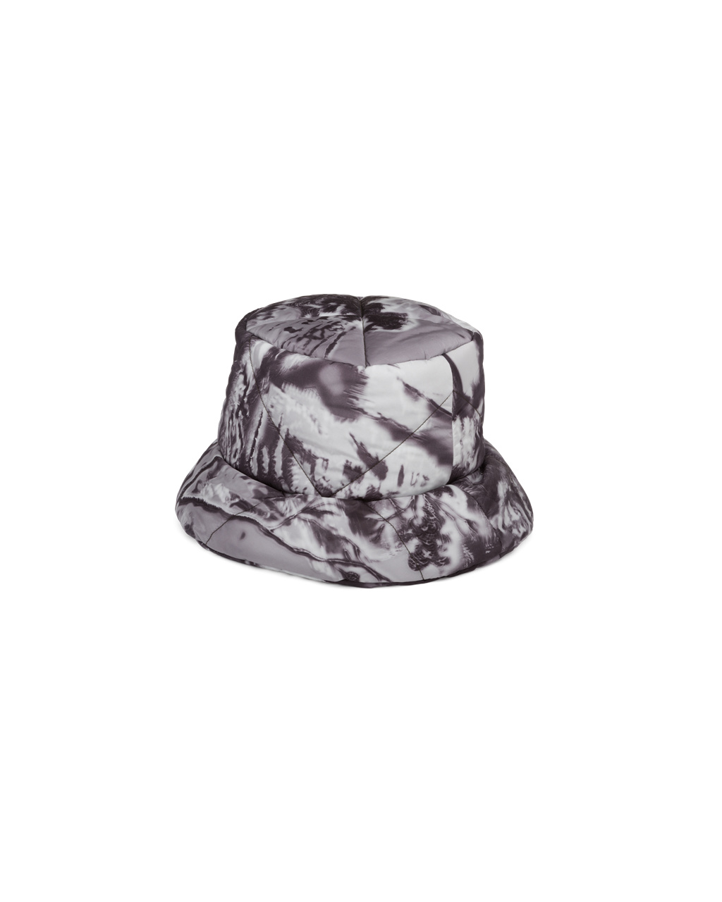 Prada Printed Re-nylon Bucket Hat Cloudy Gray | 345621GPU