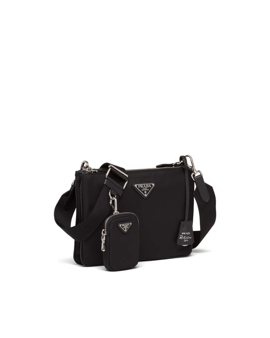 Prada Re-edition 2000 Re-nylon Shoulder Bag Černé | 451309NMX