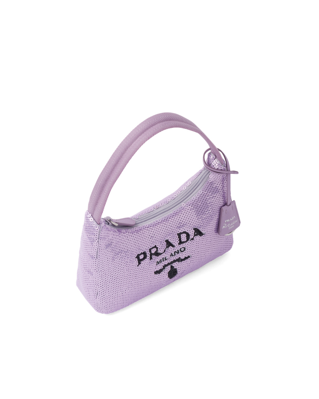 Prada Re-edition 2000 Sequined Re-nylon Mini-bag Černé | 409768IEK