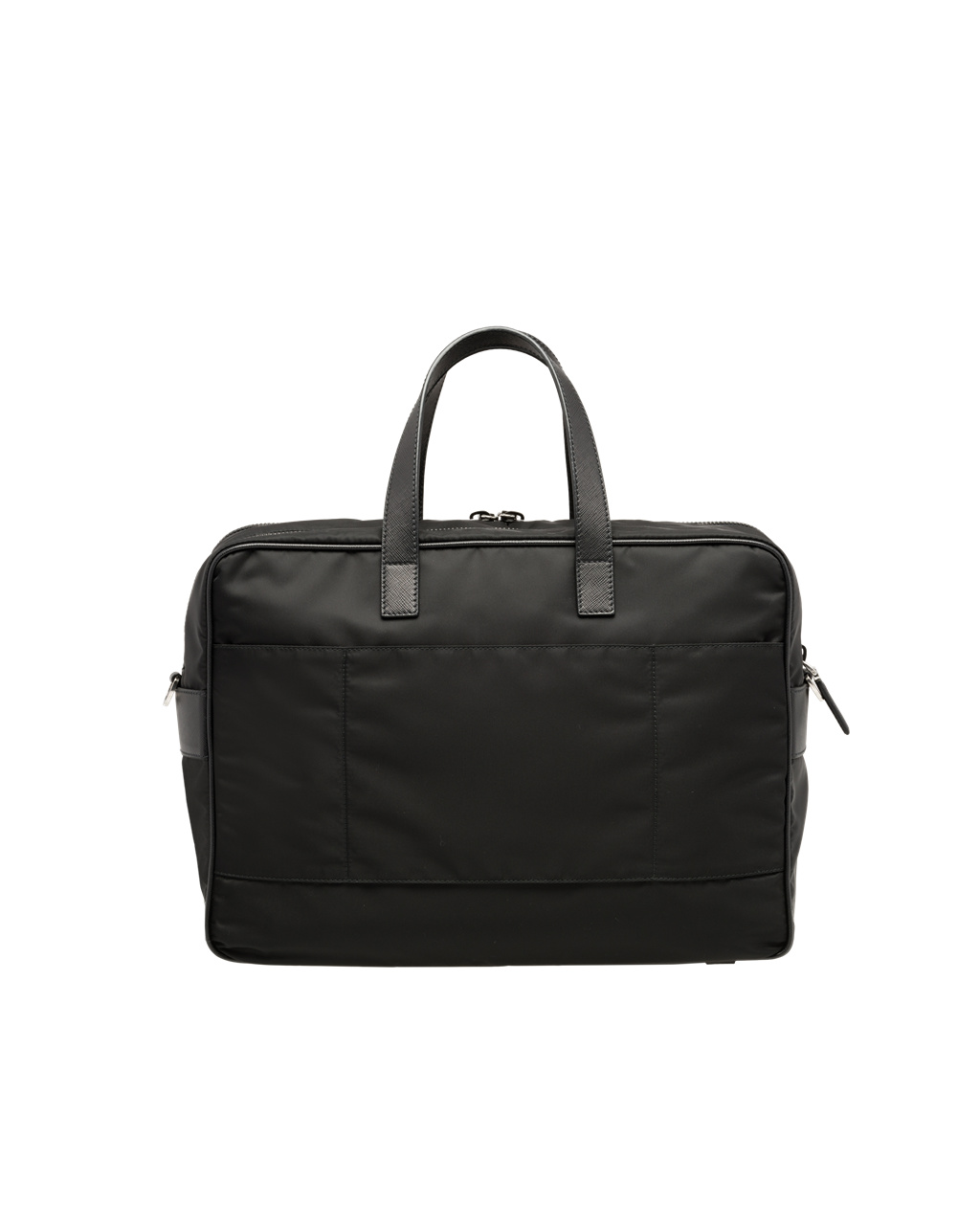 Prada Re-nylon And Saffiano Læder Briefcase Černé | 150968XRK