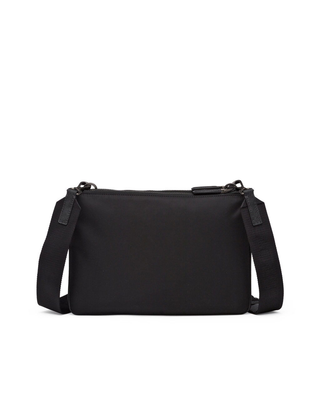 Prada Re-nylon And Saffiano Læder Shoulder Bag Černé | 041538PZF