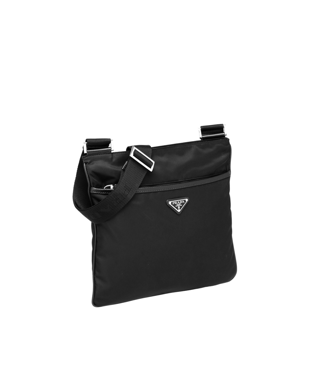 Prada Re-nylon And Saffiano Læder Shoulder Bag Černé | 951263DKI