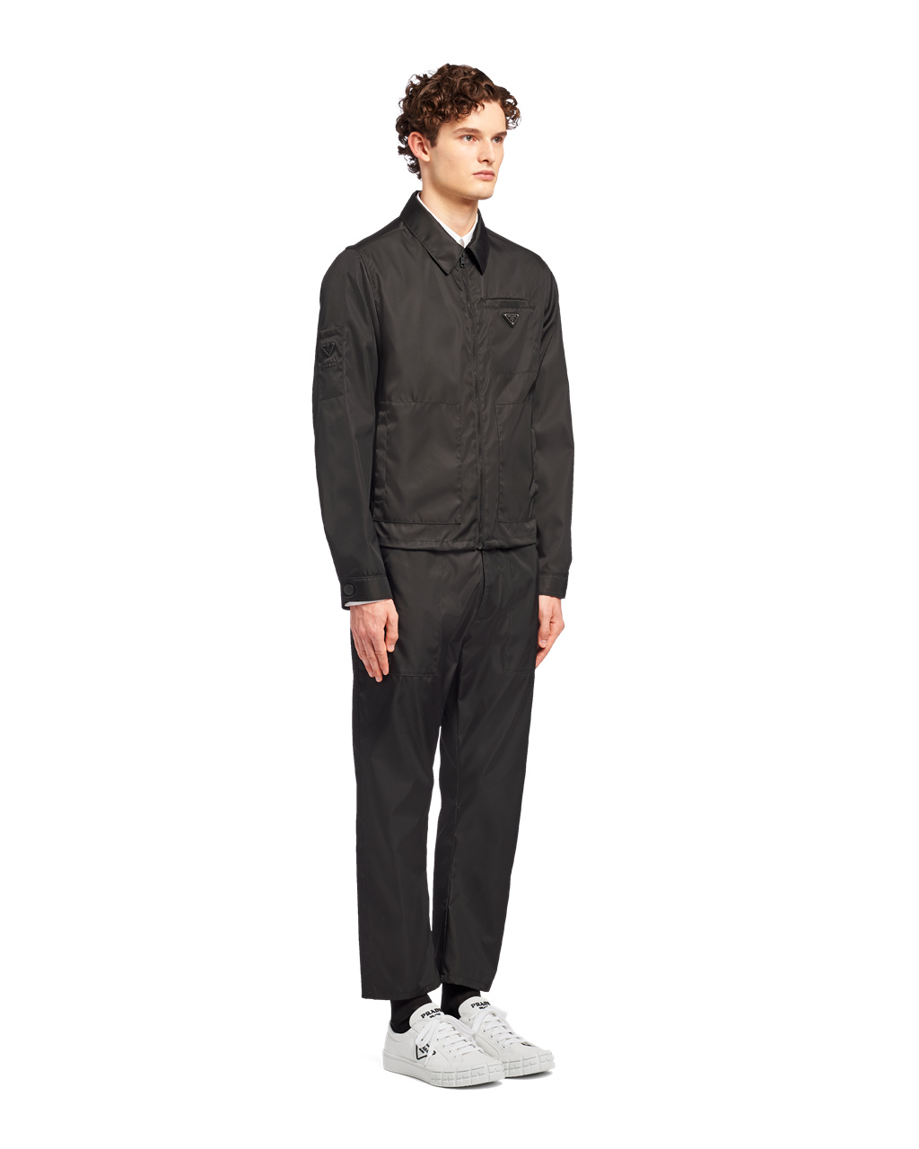 Prada Re-nylon Blouson Jacket Černé | 457108ELV