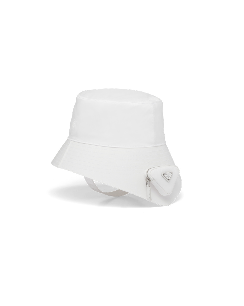 Prada Re-nylon Bucket Hat Bílé | 038675WHQ