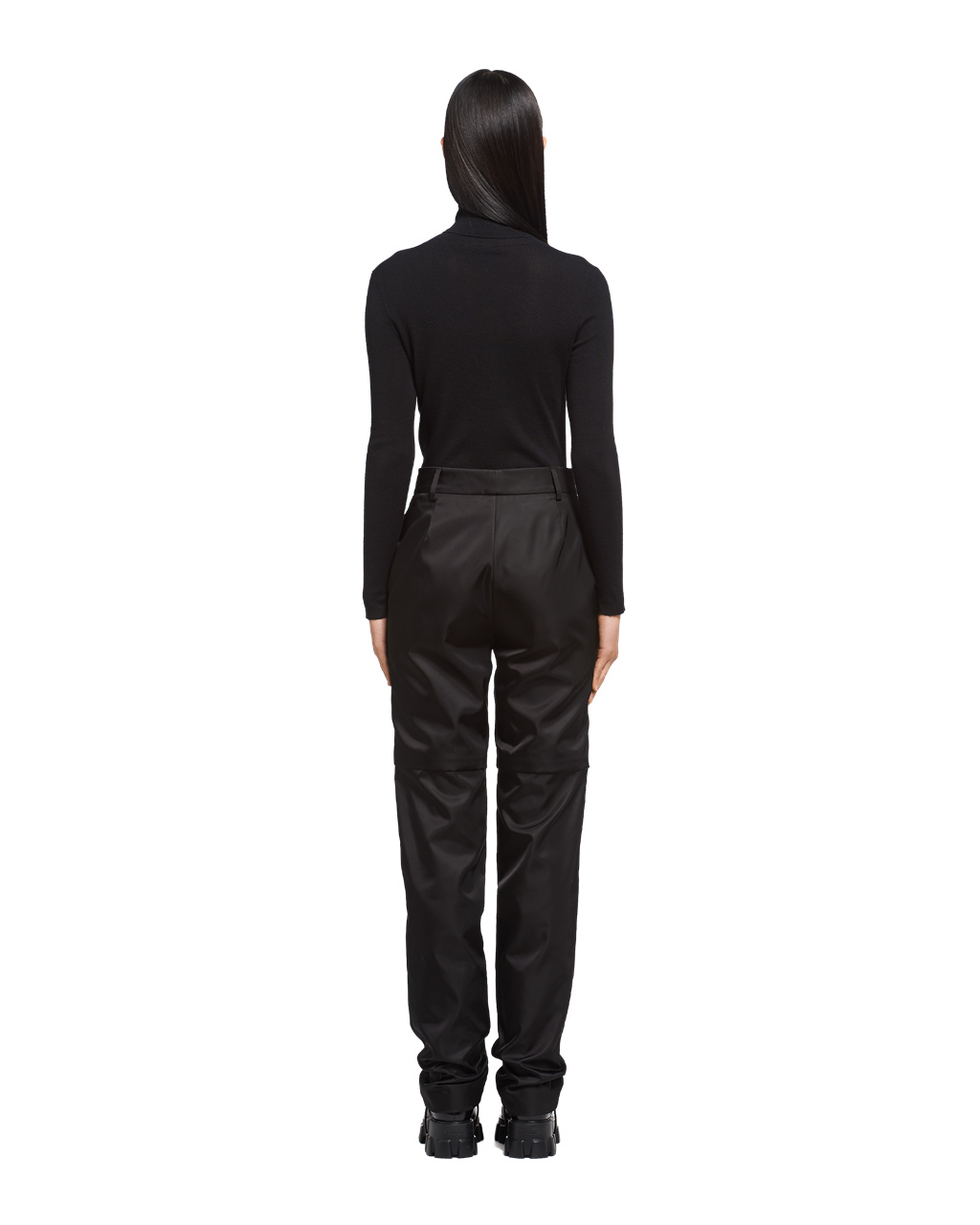 Prada Re-nylon Convertible Pants Černé | 684305RLF