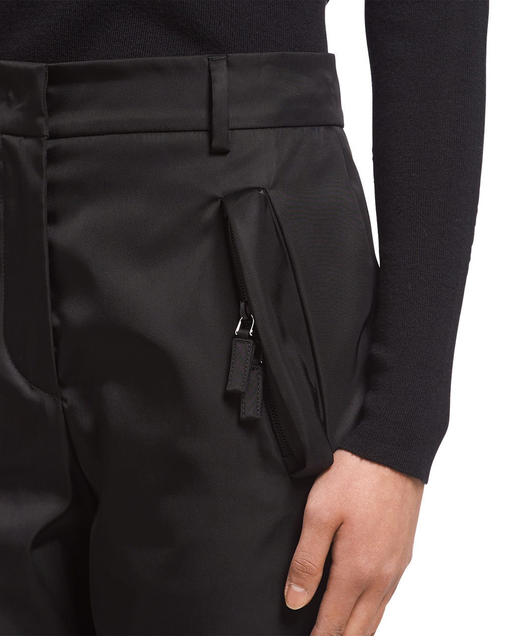 Prada Re-nylon Convertible Pants Černé | 684305RLF