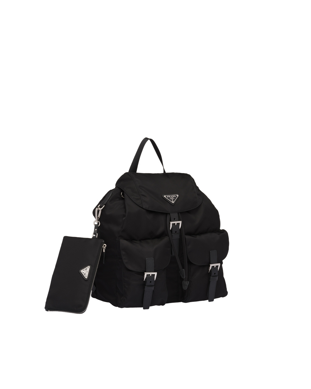 Prada Re-nylon Medium Backpack Černé | 178549KME