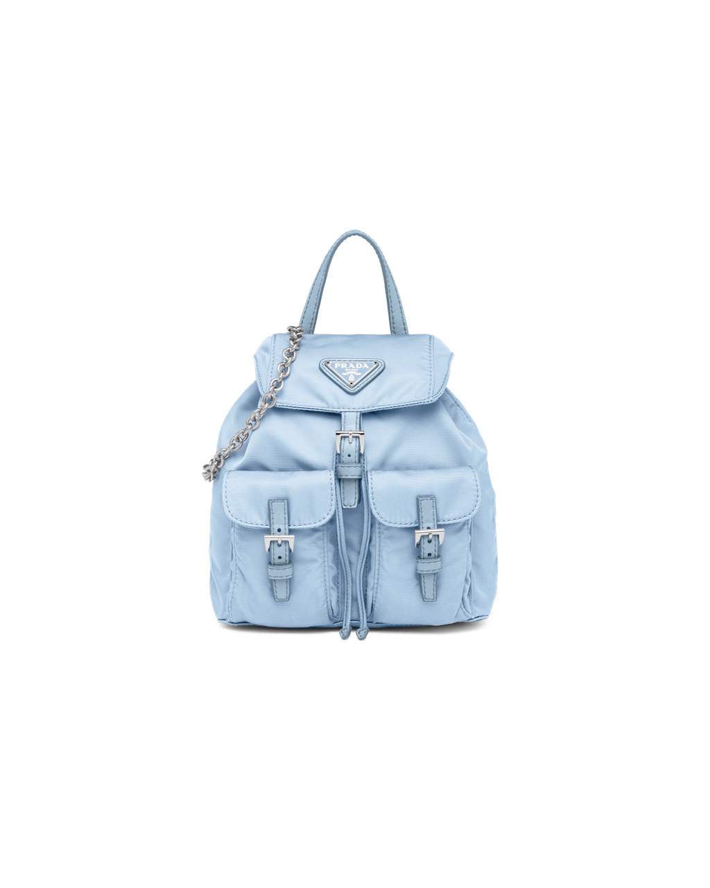 Prada Re-nylon Mini Backpack Celeste | 276359GDC