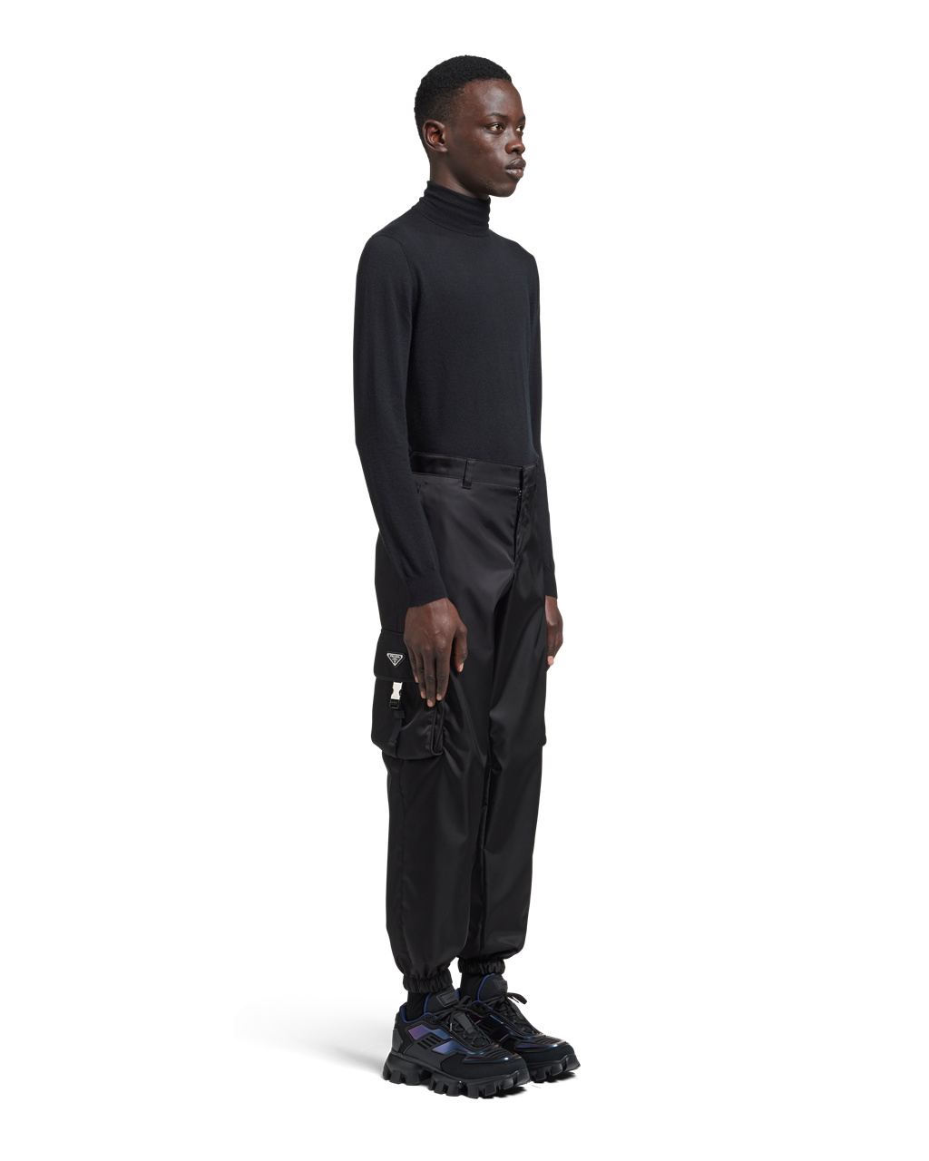 Prada Re-nylon Pants Černé | 637824BCE