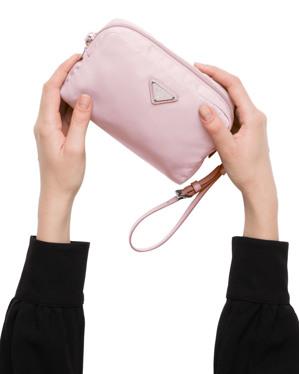 Prada Re-nylon Pouch Růžové | 278690HRV