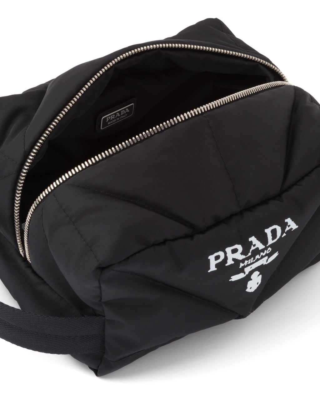 Prada Re-nylon Pouch Černé | 648320OLX