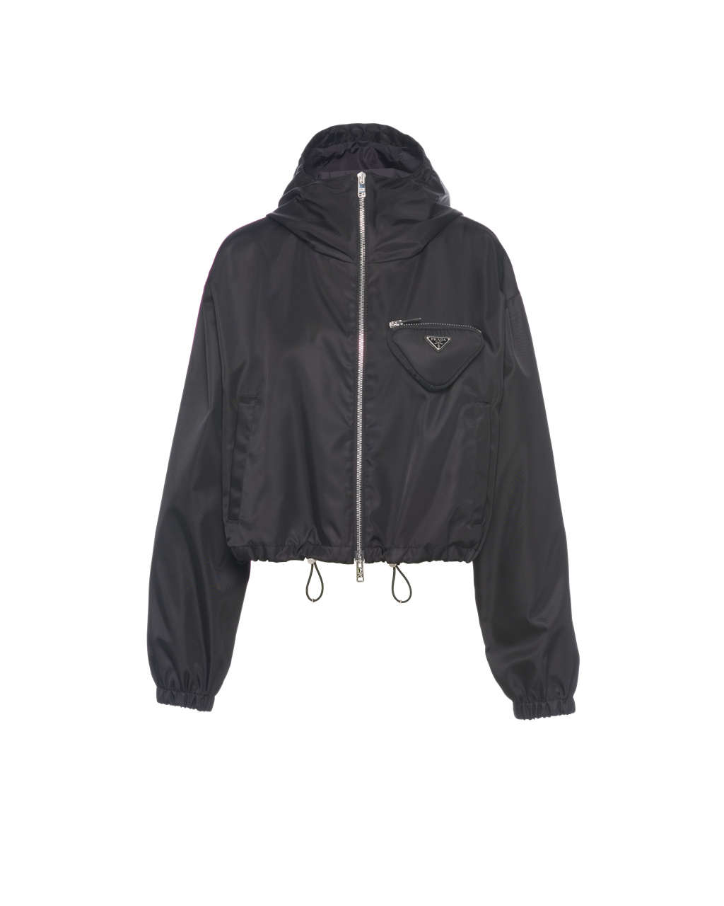 Prada Re-nylon S Kapucí Blouson Jacket With Pouch Černé | 268435FOG