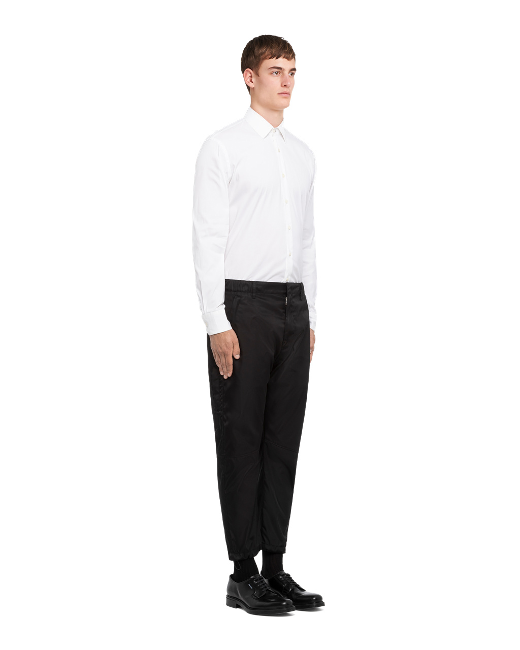 Prada Re-nylon Trousers Černé | 762843VCA