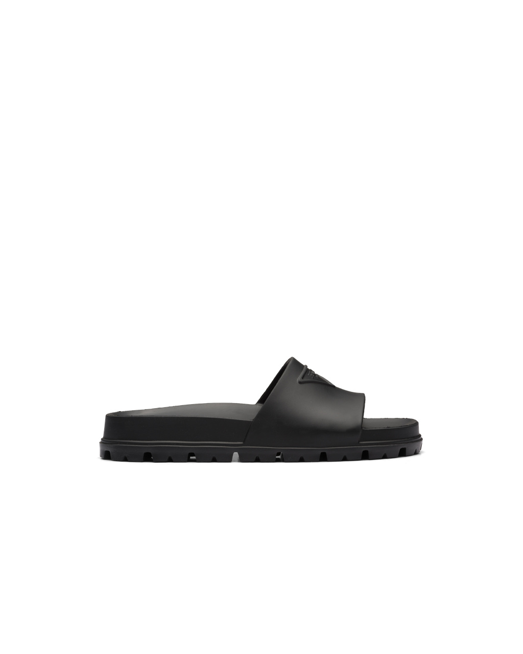 Prada Rubber Slides Černé | 597328KQY