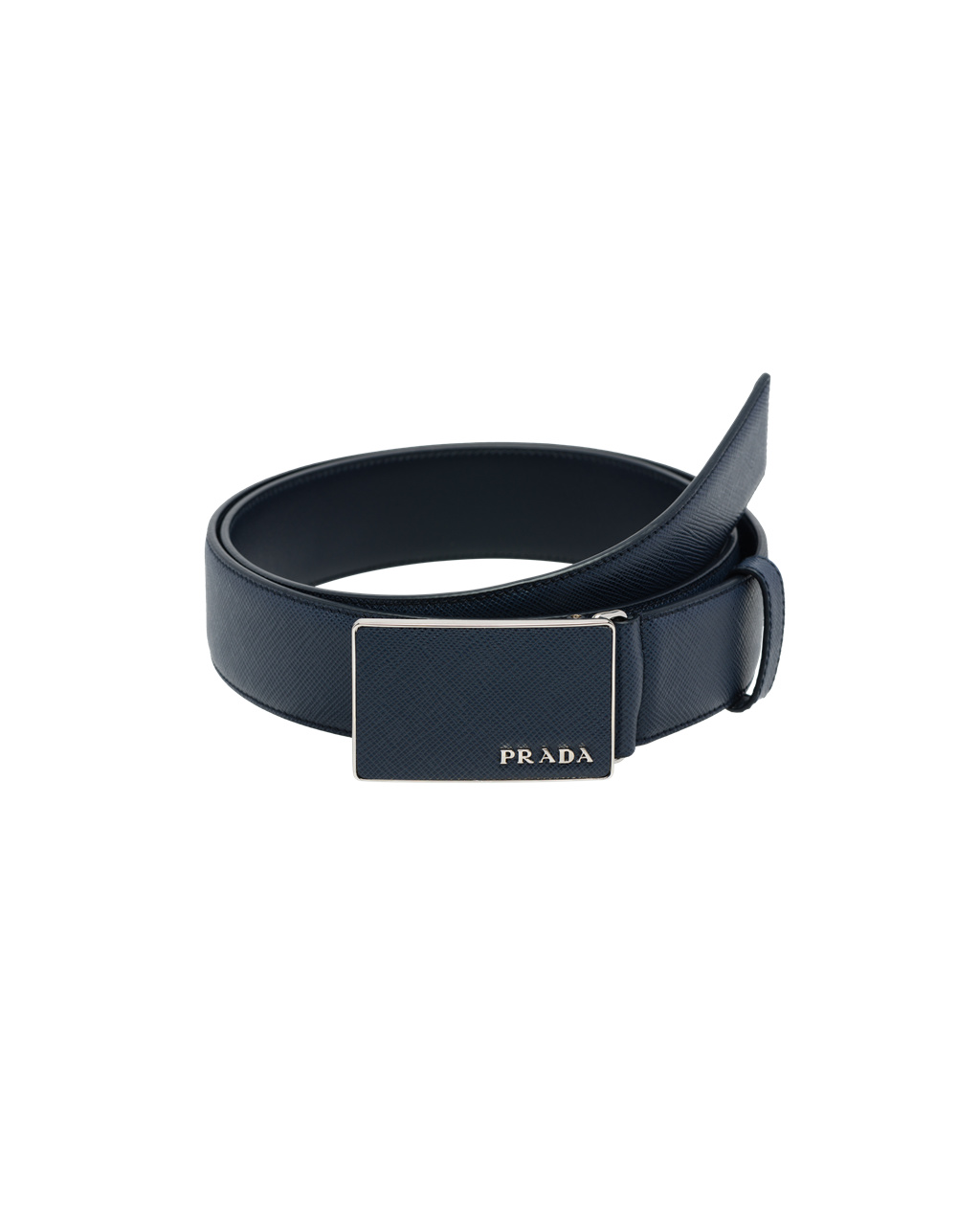 Prada Saffiano Læder Belt Blankyt | 524861VPW