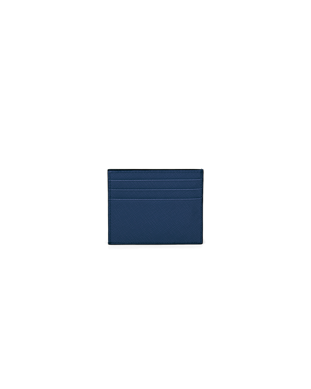 Prada Saffiano Læder Card Holder Bluette | 268470IHE