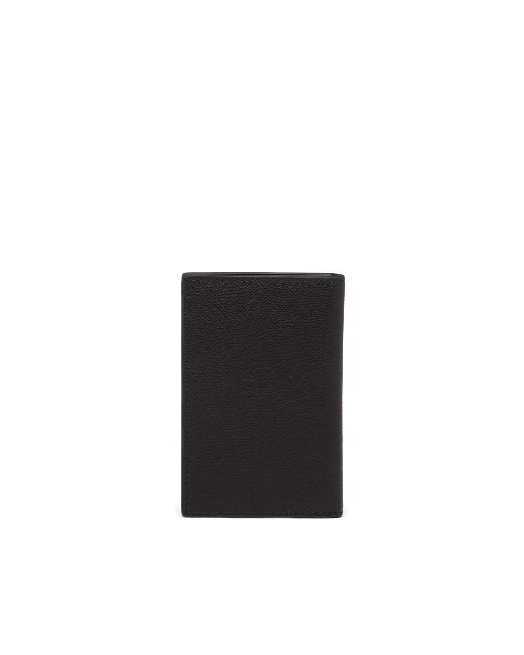 Prada Saffiano Læder Card Holder Černé | 180347GZR