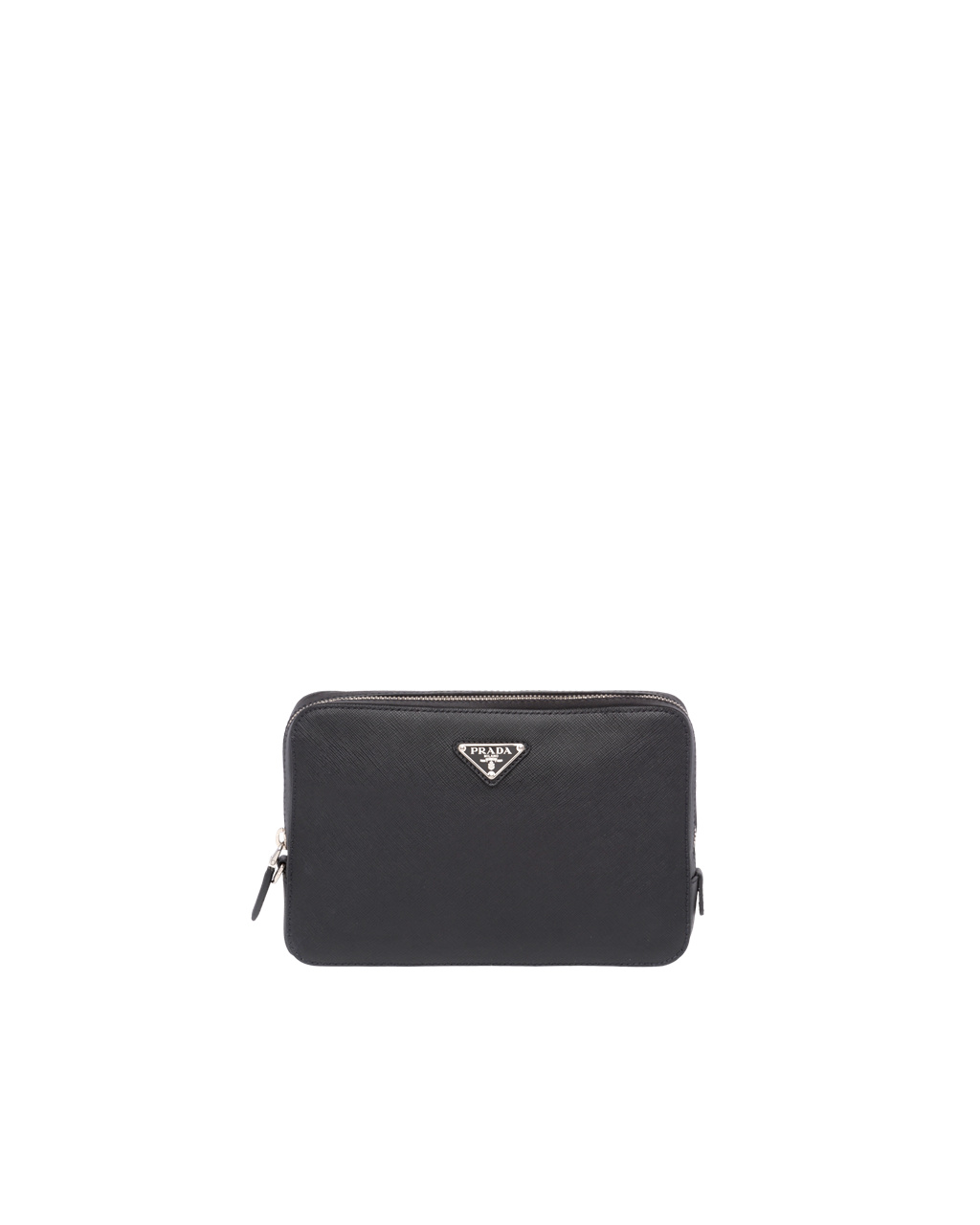 Prada Saffiano Læder Clutch Černé | 610593JPY