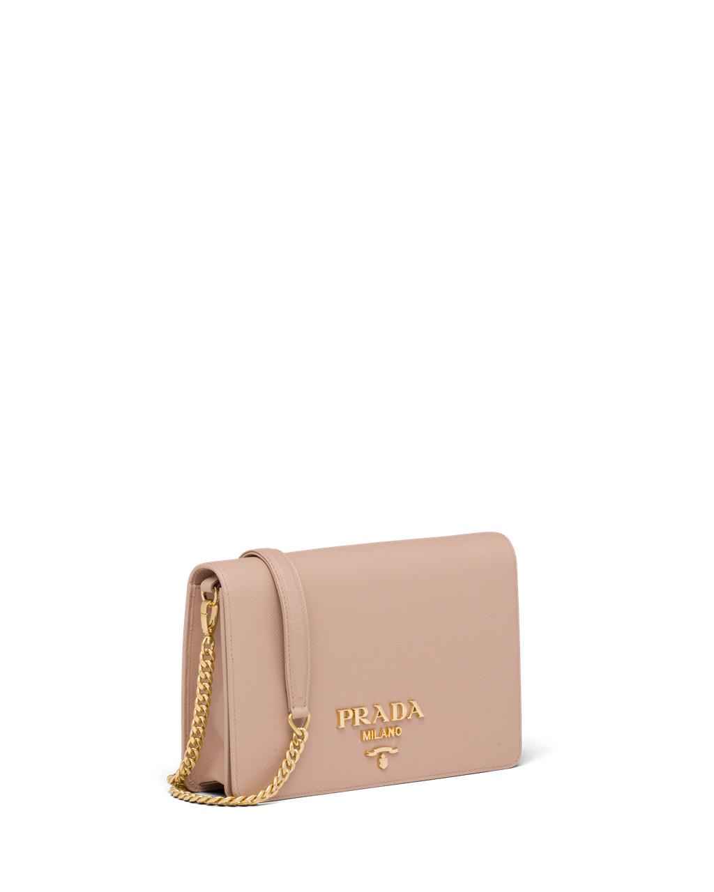 Prada Saffiano Læder Mini Bag Růžové | 713208DFJ