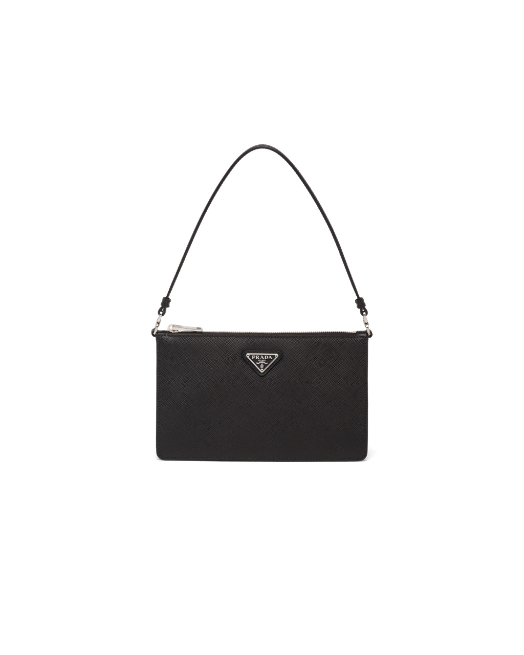 Prada Saffiano Læder Mini Bag Černé | 789304MCG