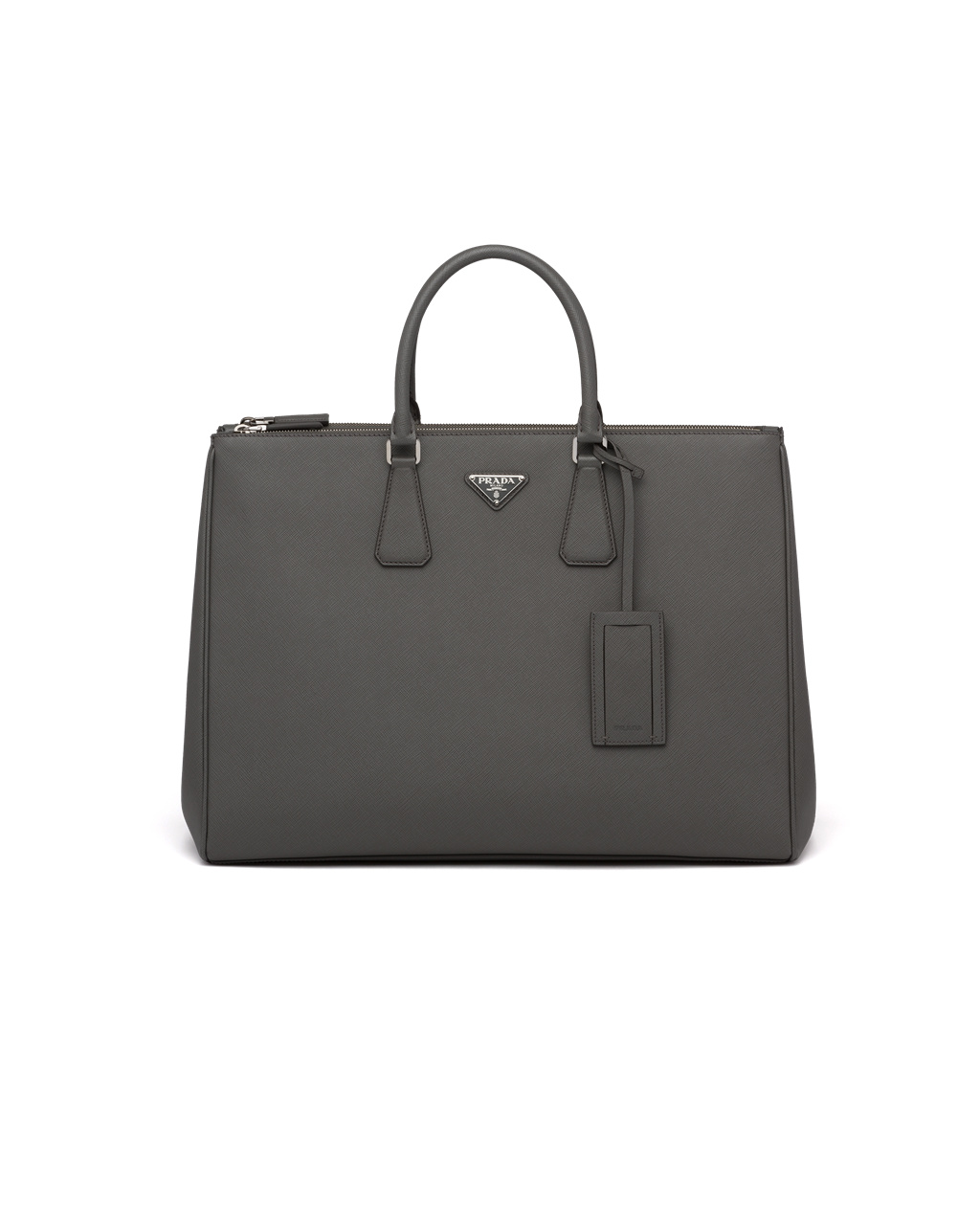 Prada Saffiano Læder Prada Galleria Bag Marble Gray | 498213KFZ