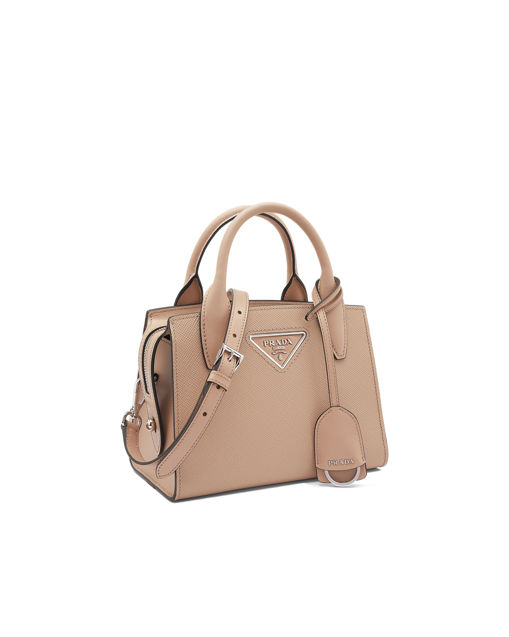 Prada Saffiano Læder Prada Kristen Handbag Béžový | 692417OGD