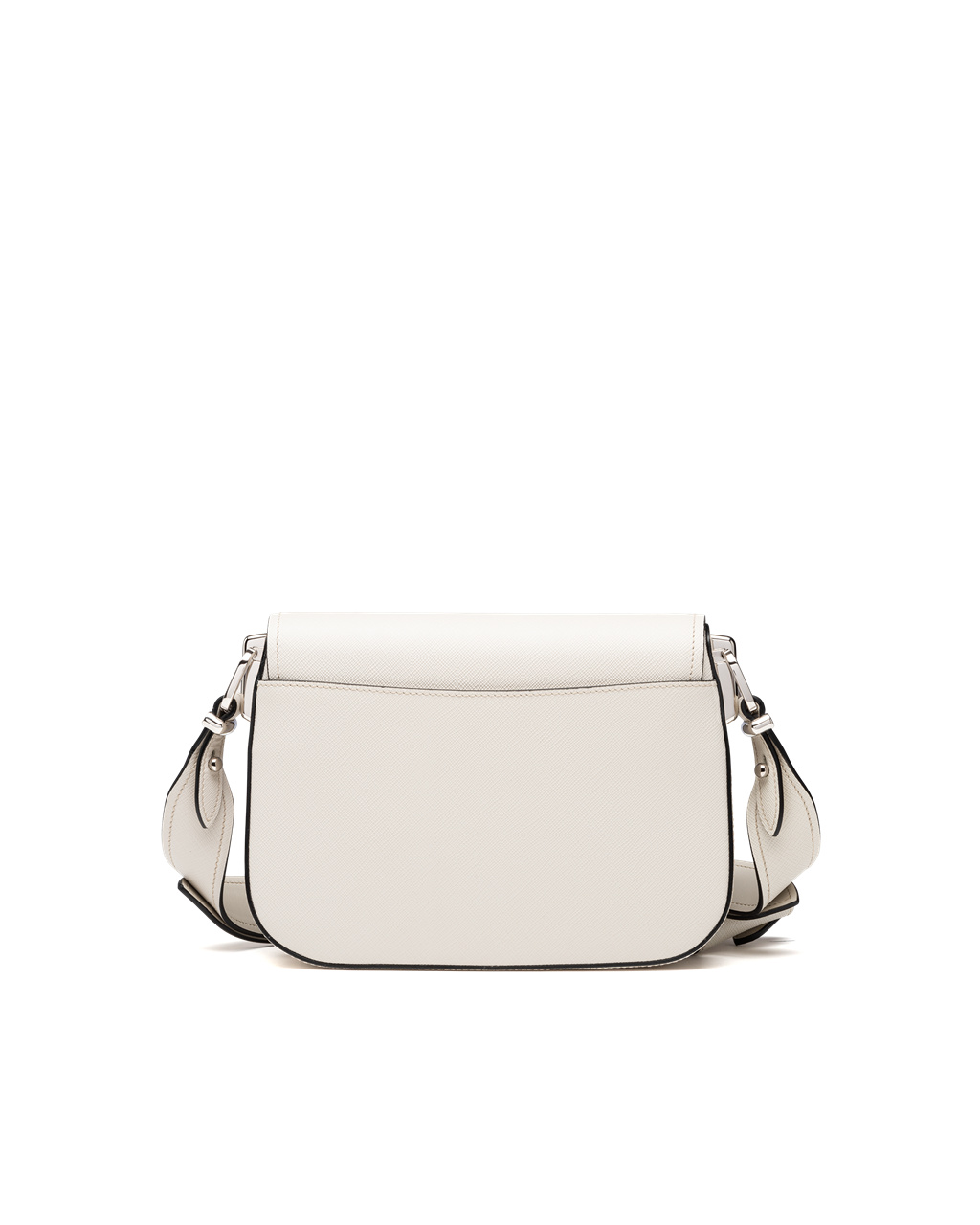 Prada Saffiano Læder Shoulder Bag Bílé | 561073MXB