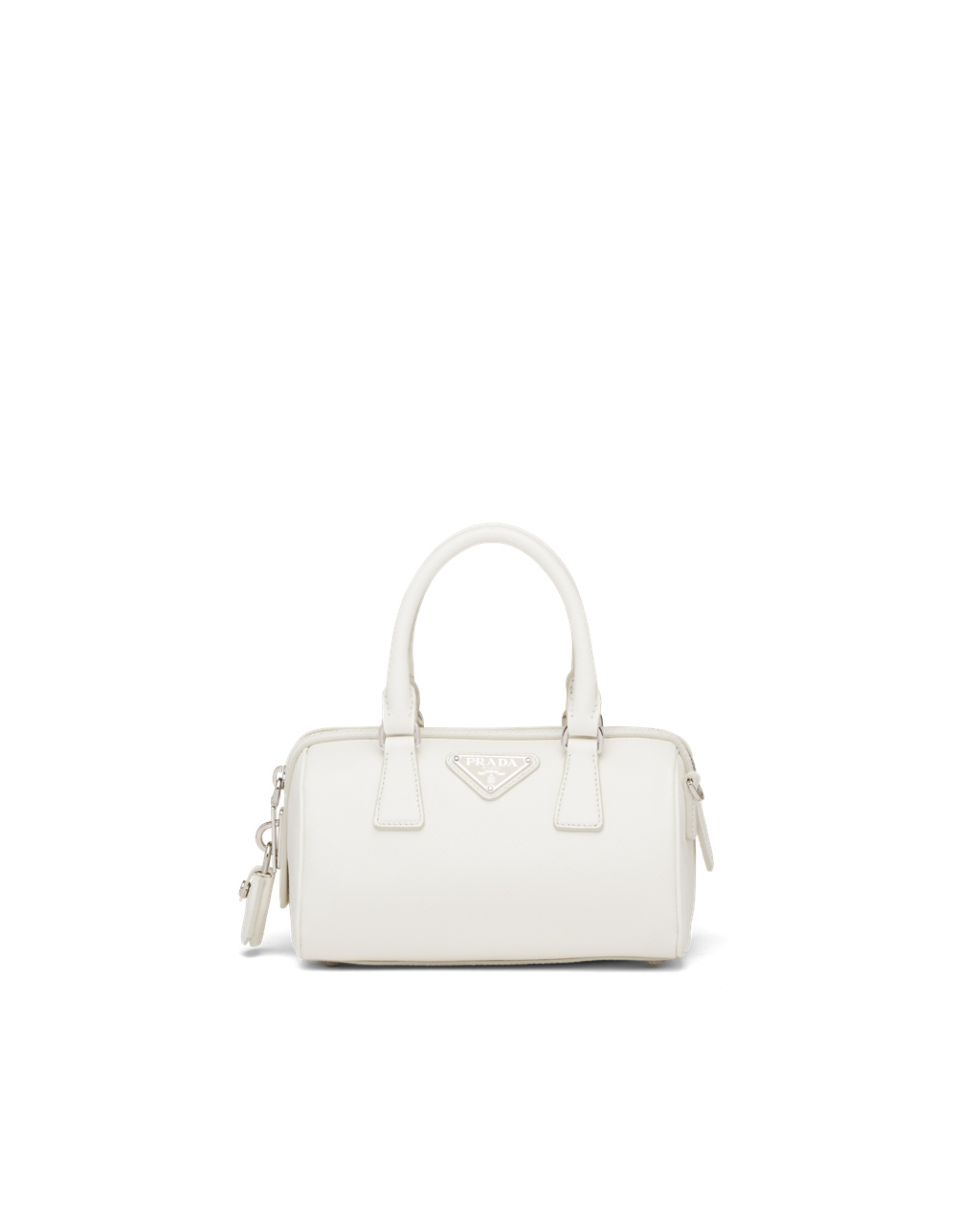 Prada Saffiano Læder Top-handle Bag Bílé | 246538TNX