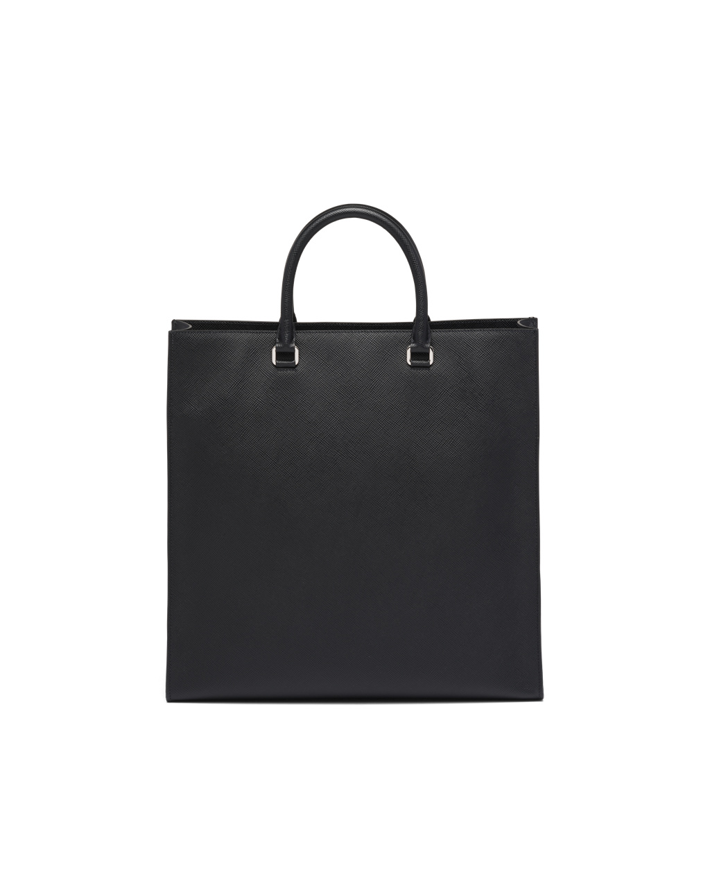 Prada Saffiano Læder Tote Černé | 056743XWE