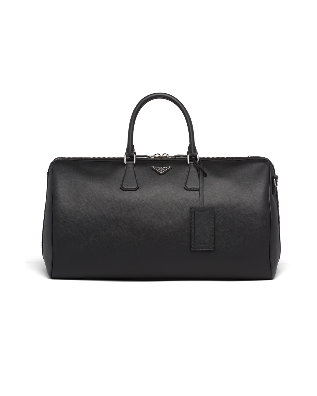 Prada Saffiano Læder Travel Bag Černé | 359486NYW