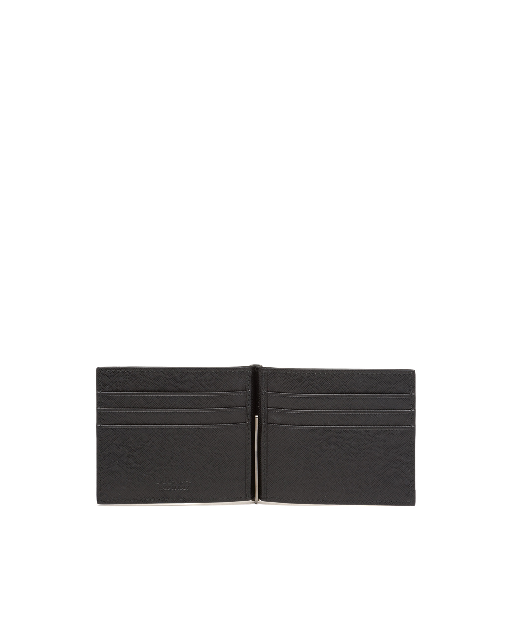 Prada Saffiano Læder Wallet Černé | 687952GEB