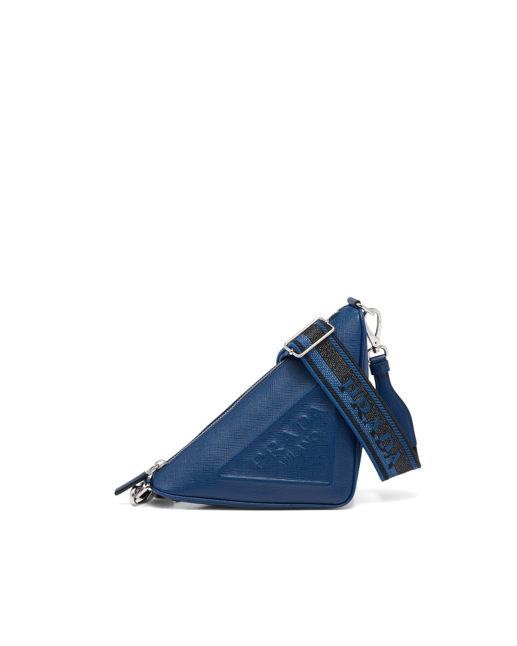 Prada Saffiano Prada Triangle Bag Bluette | 074538XNT