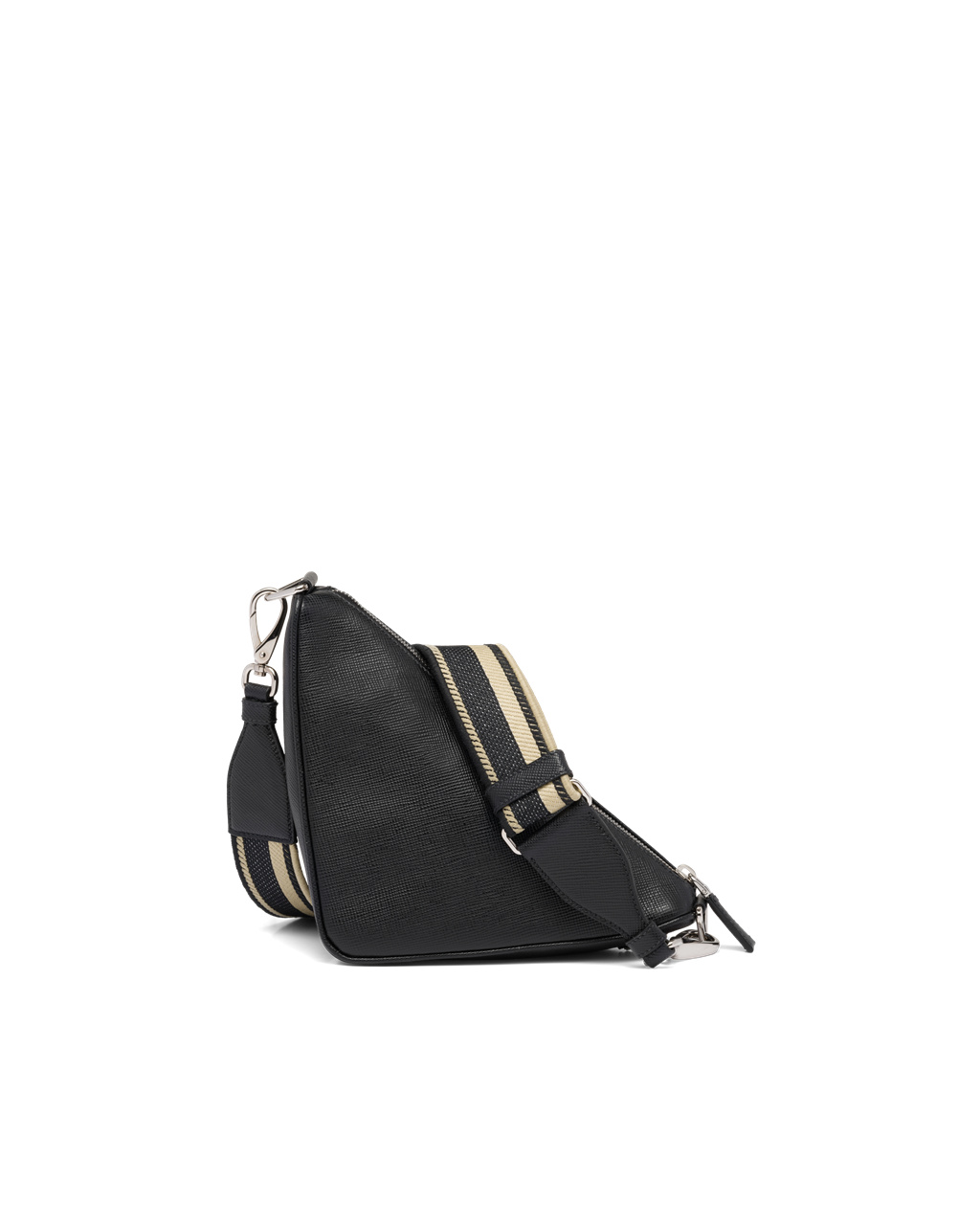 Prada Saffiano Prada Triangle Bag Černé | 341275AQZ