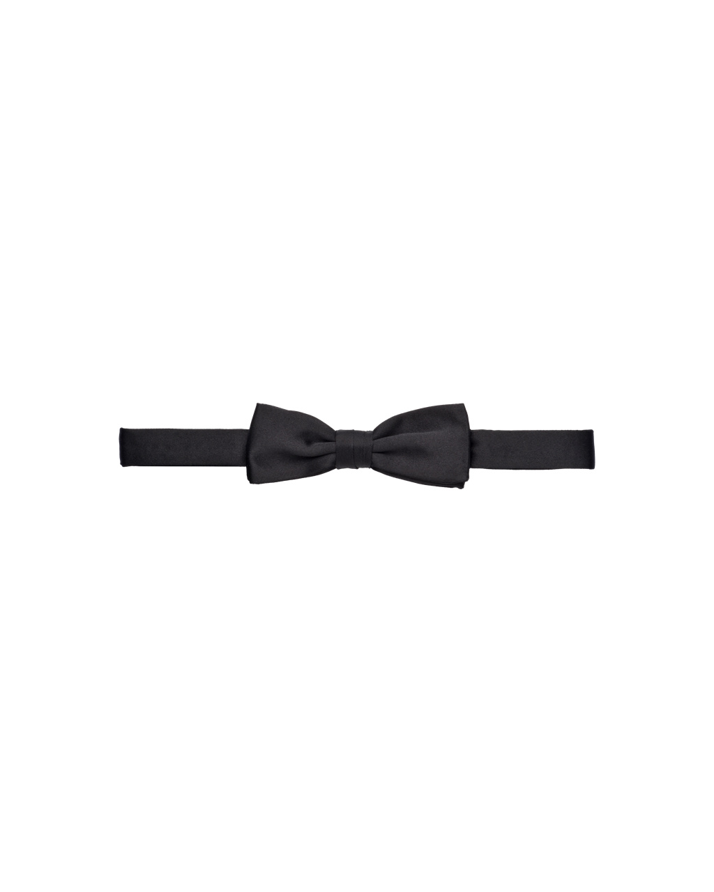 Prada Satin Bow-tie Černé | 183465FDV