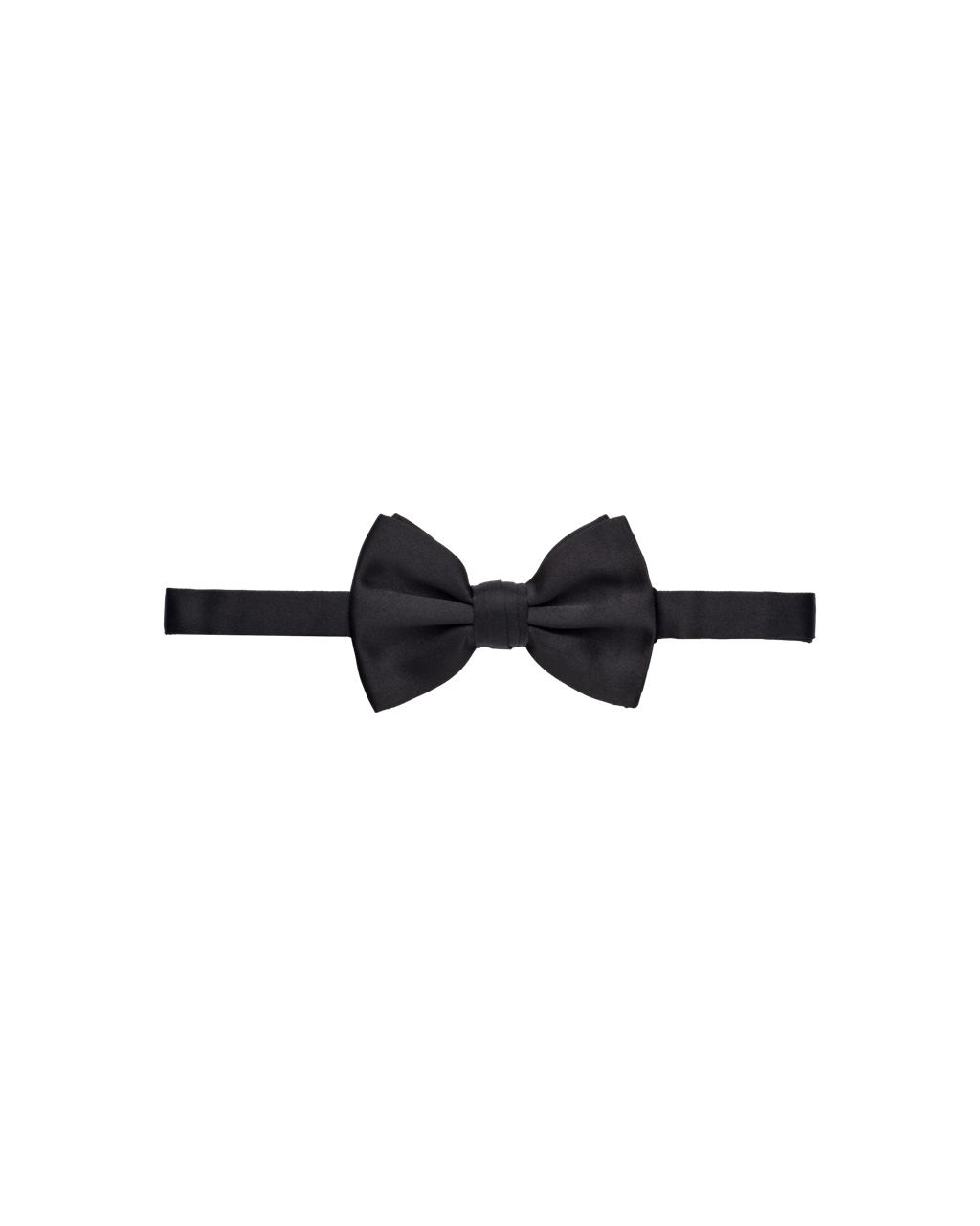 Prada Satin Bow-tie Černé | 305874WZU