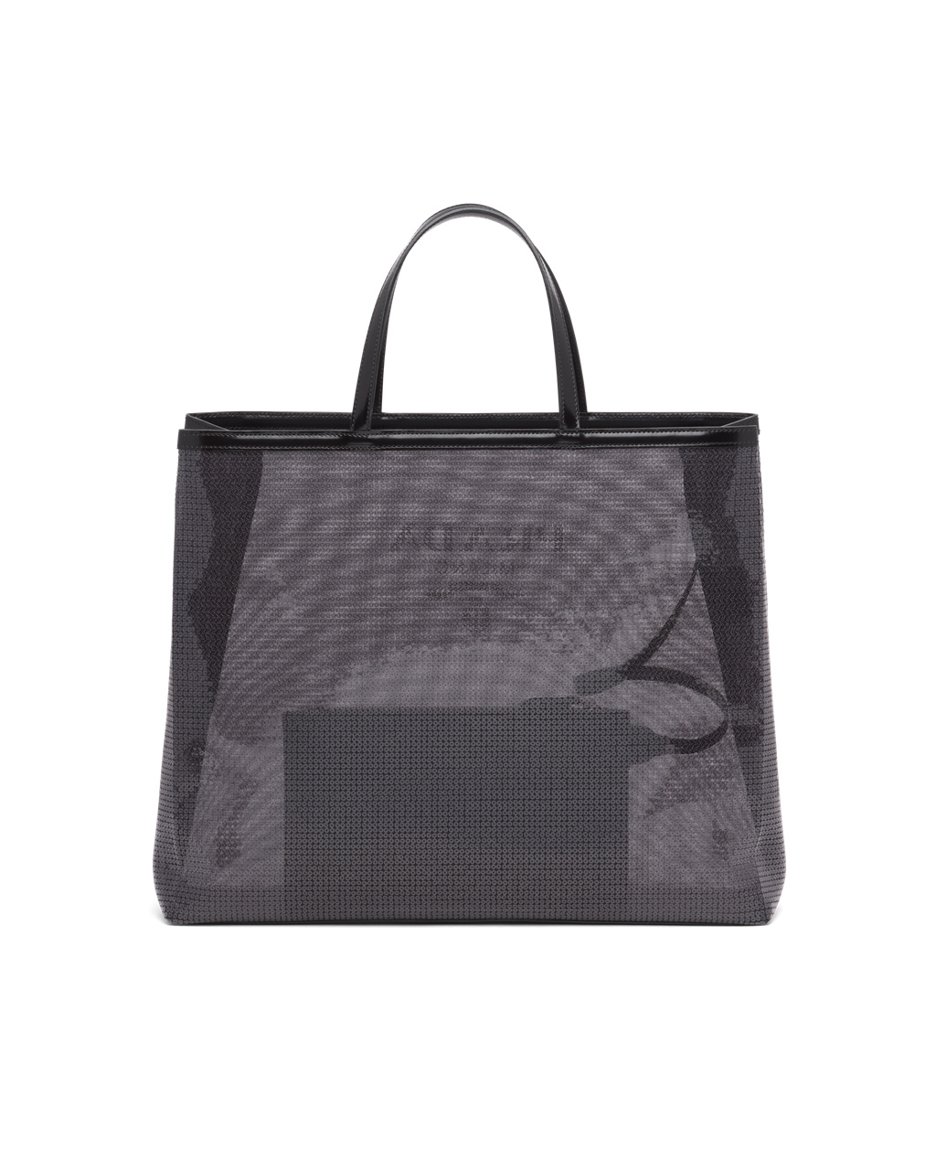 Prada Sequined Mesh Tote Bag Černé | 627589EXL