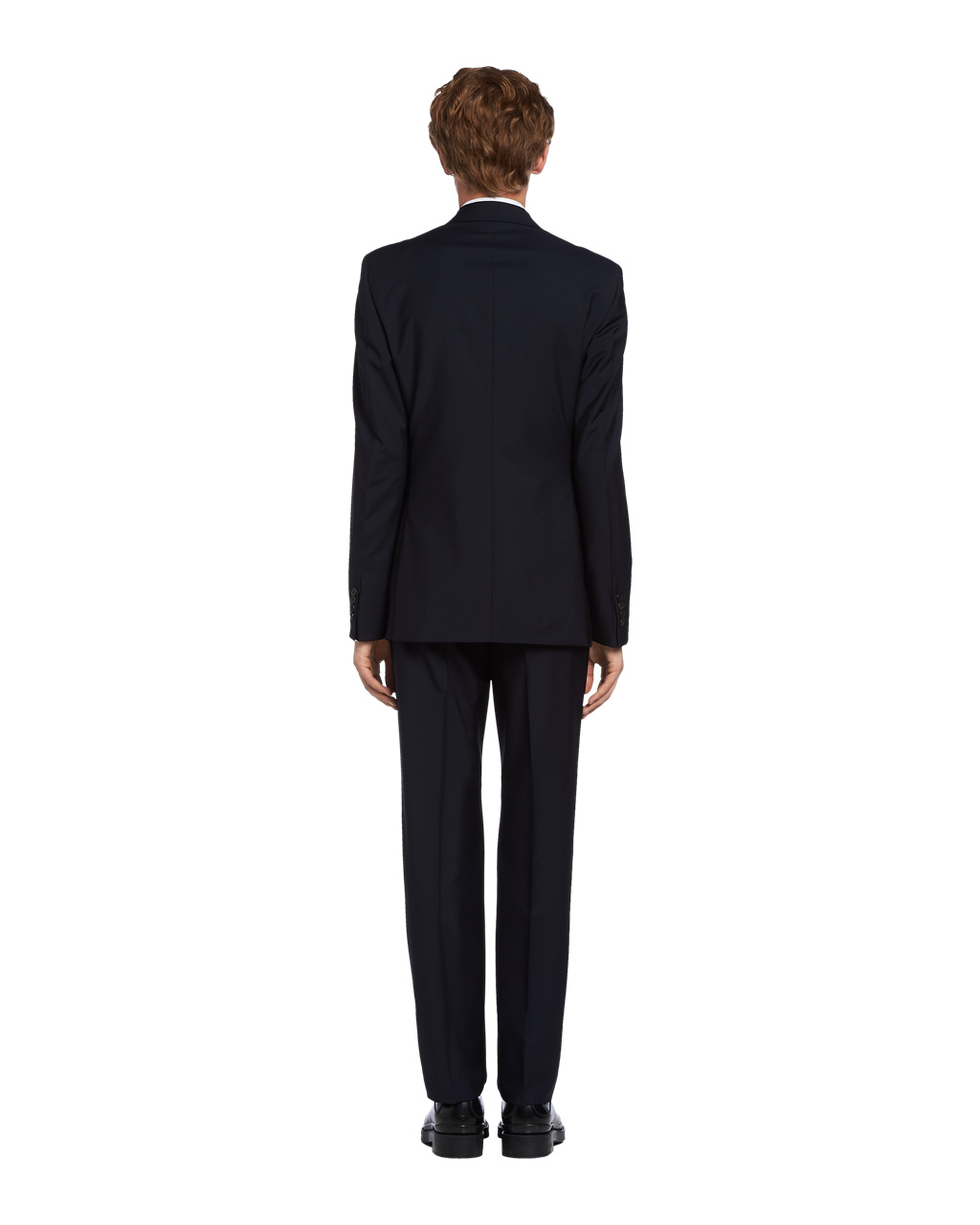 Prada Single Breasted Wool And Mohair Suit Tmavě Blankyt | 170298QVG