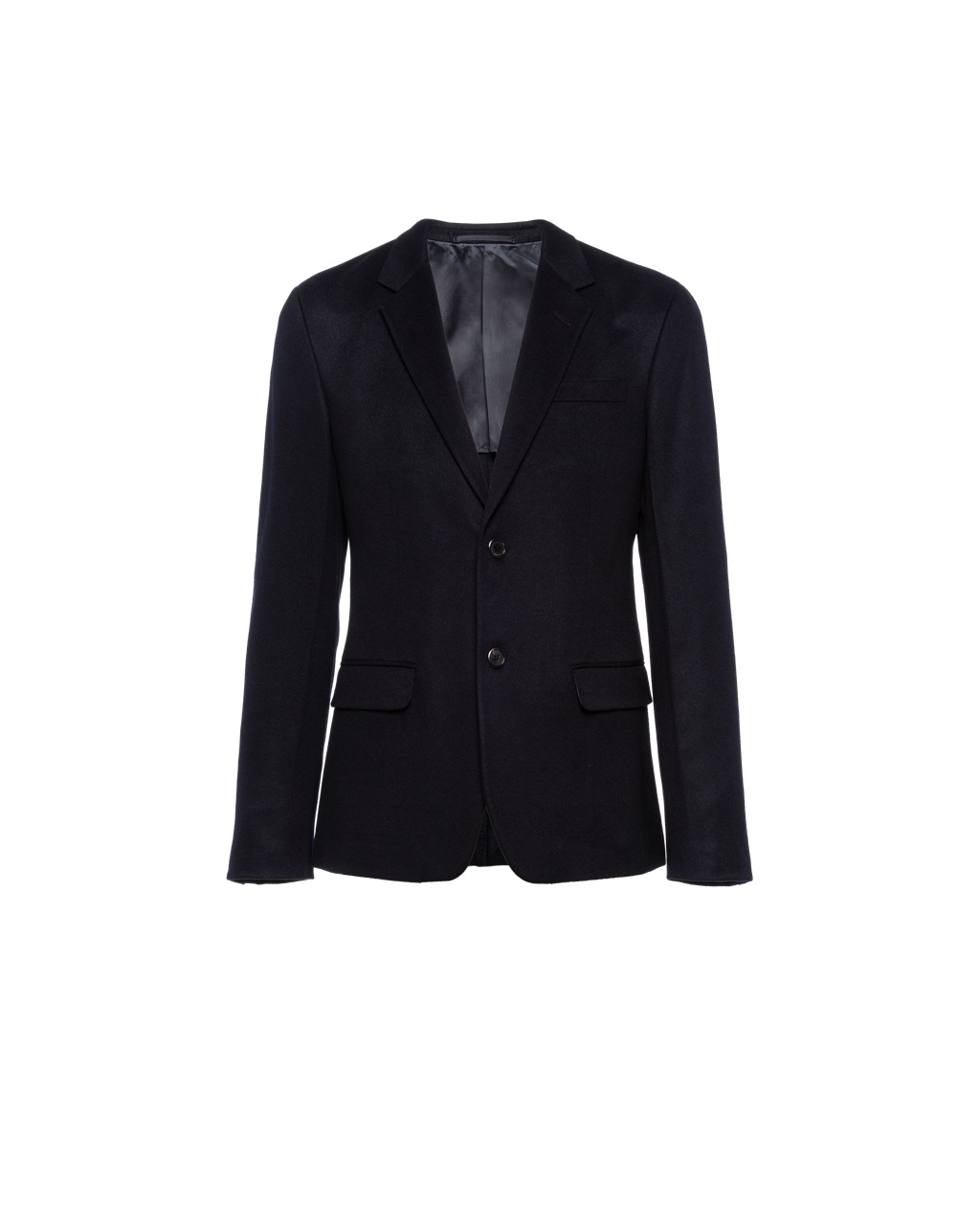 Prada Single-breasted Cashmere Jacket Tmavě Blankyt | 157096KGS