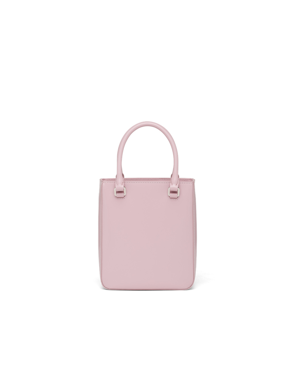 Prada Small Brushed Læder Tote Růžové | 269387FZP