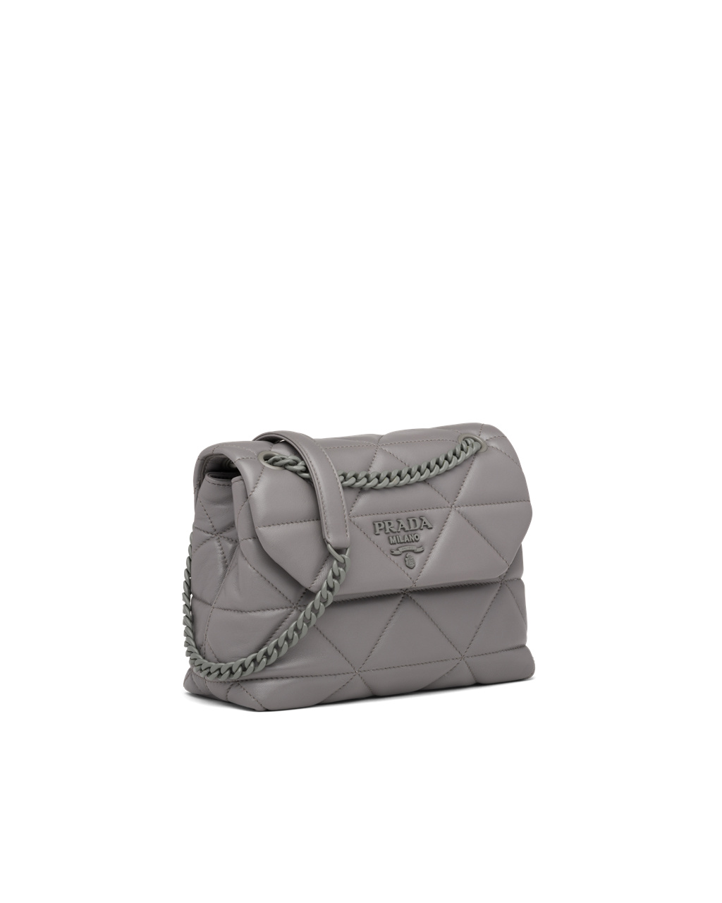 Prada Small Nappa Læder Prada Spectrum Bag Marble Gray | 057438LMX