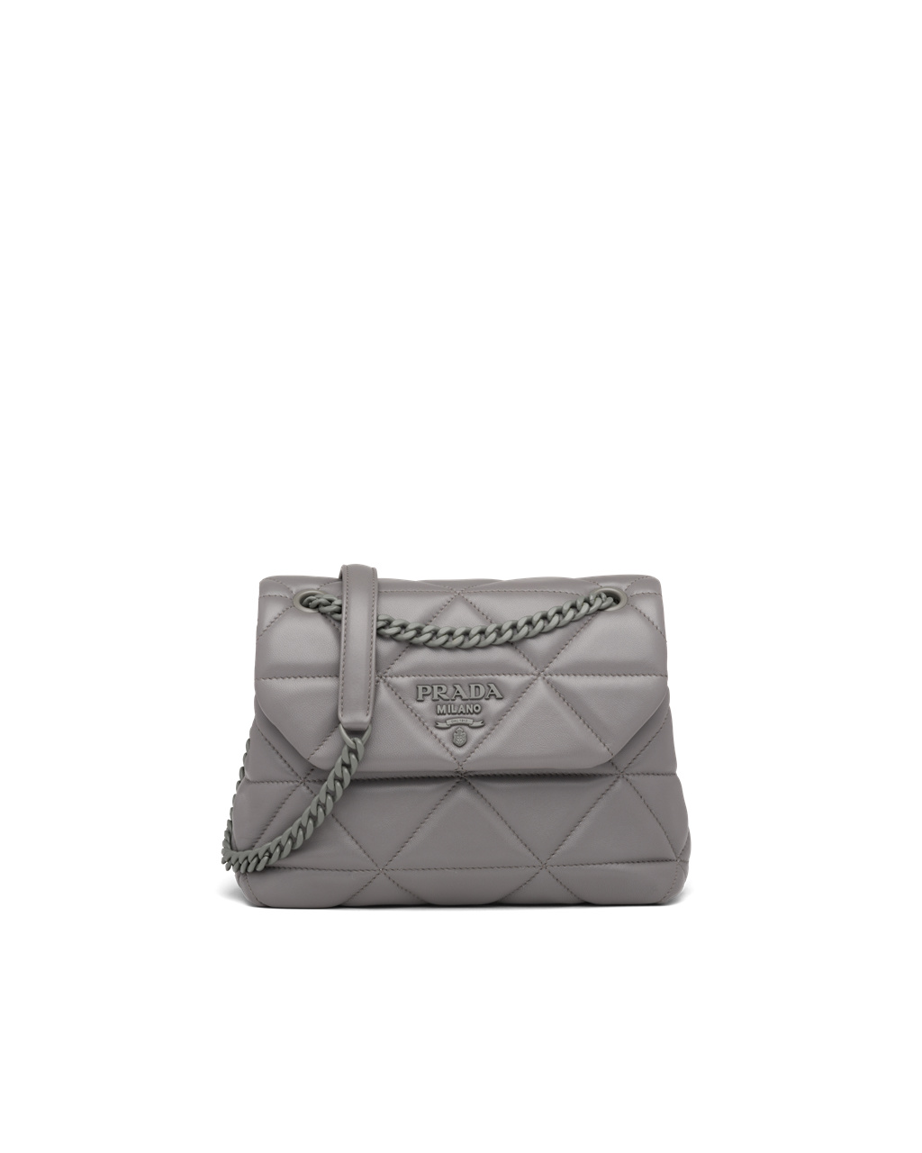 Prada Small Nappa Læder Prada Spectrum Bag Marble Gray | 057438LMX