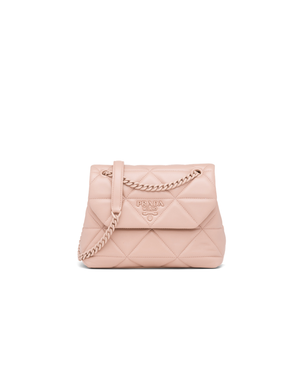 Prada Small Nappa Læder Prada Spectrum Bag Béžový | 537012RLM