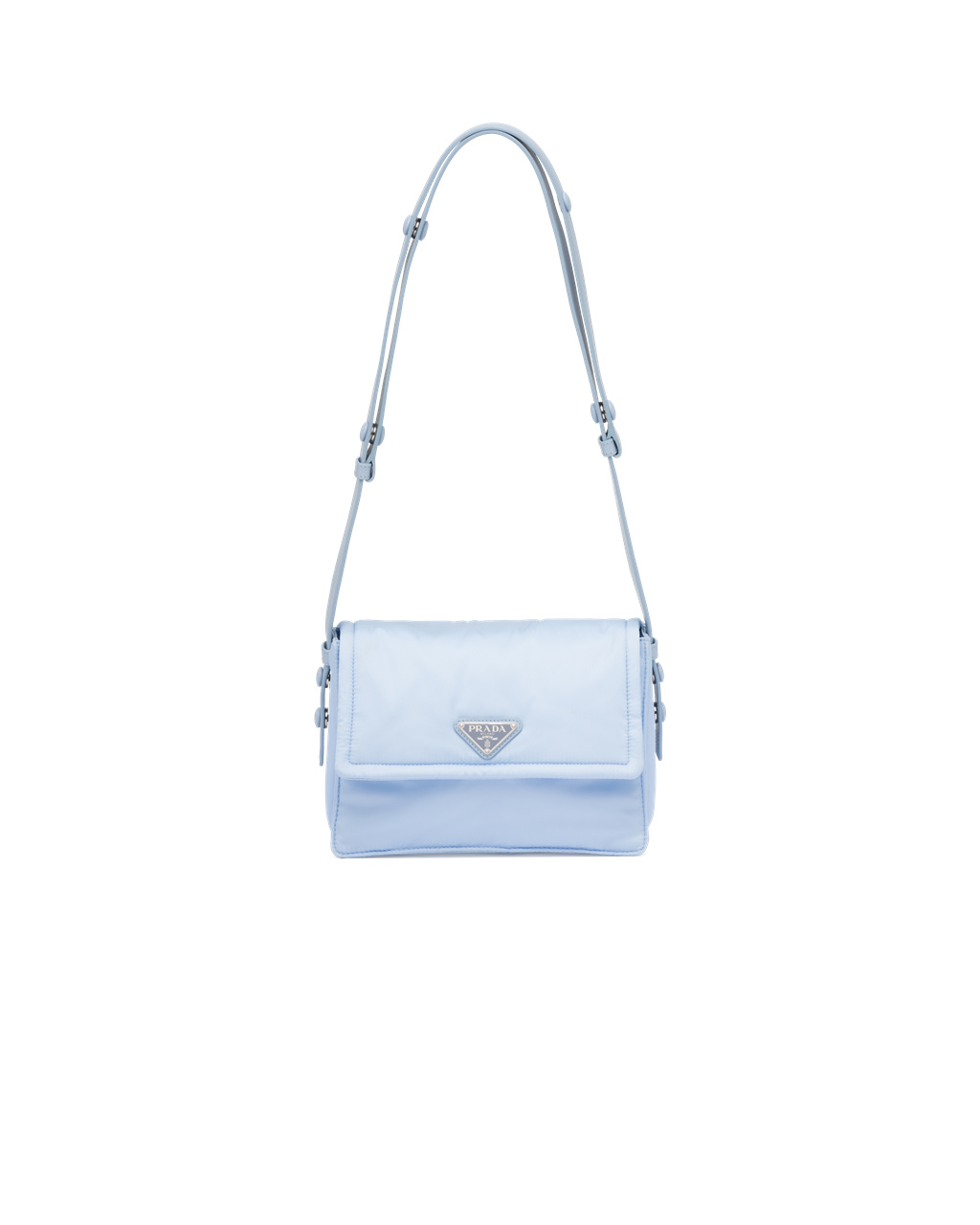 Prada Small Padded Re-nylon Shoulder Bag Celeste | 340758AUT