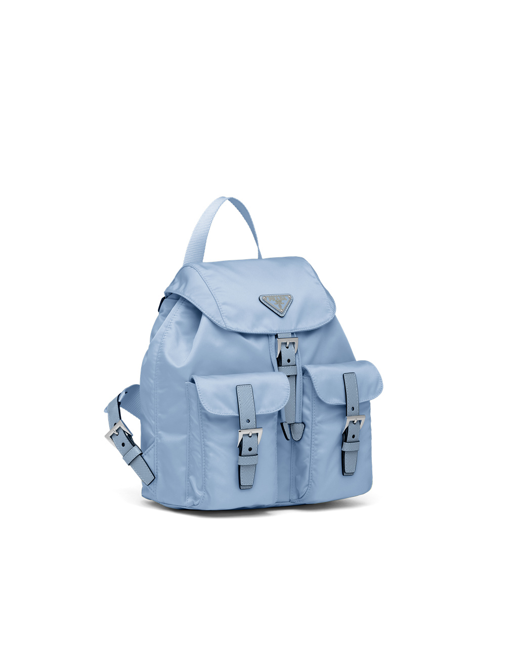 Prada Small Re-nylon Backpack Celeste | 793048NXH