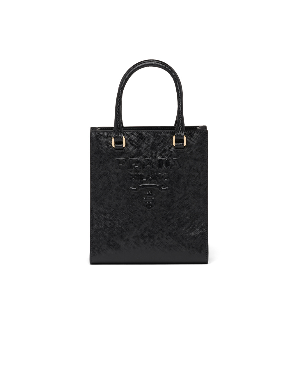 Prada Small Saffiano Læder Handbag Černé | 284135QIJ