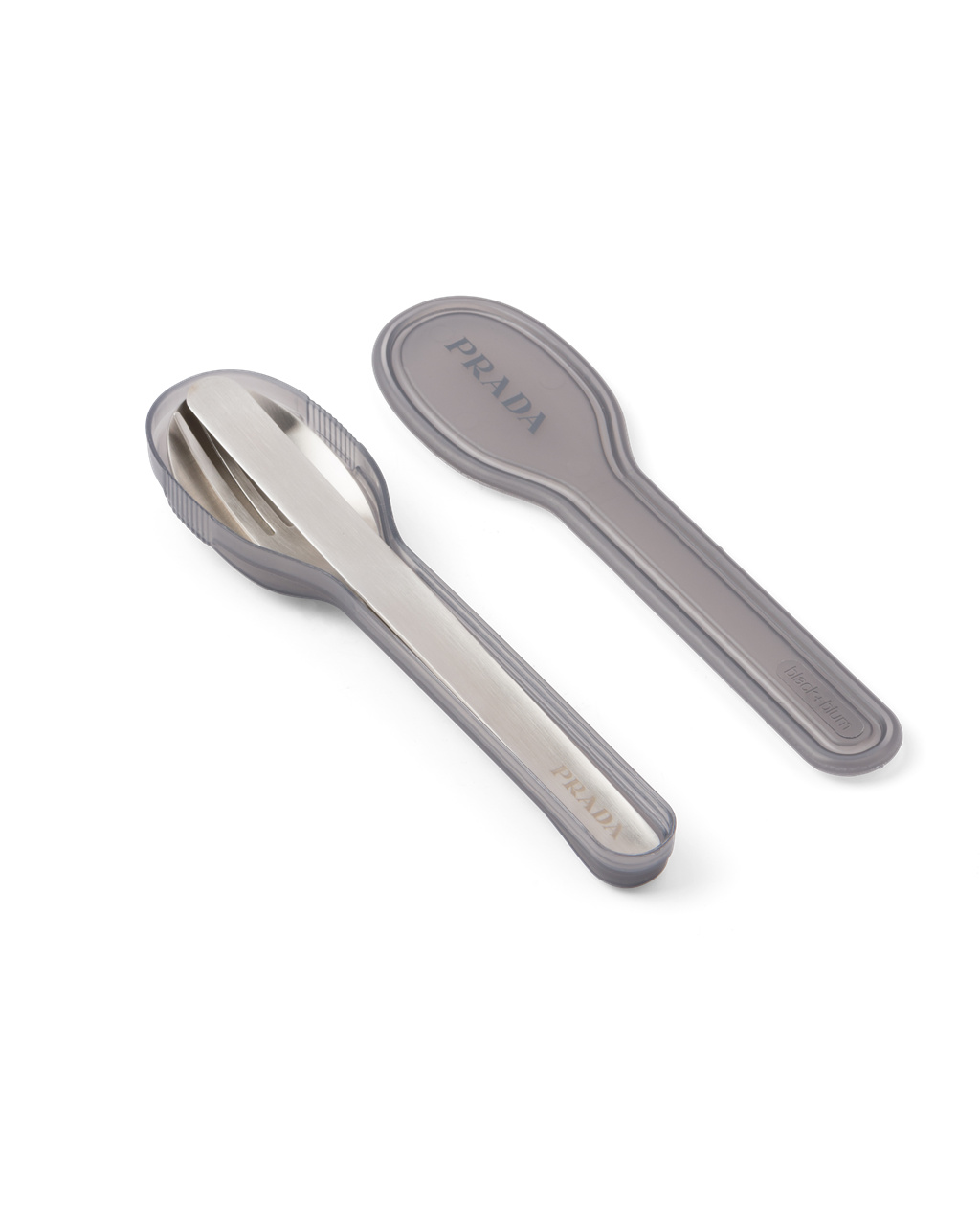 Prada Stainless Steel Cutlery Set Steel Gray | 056248UOB