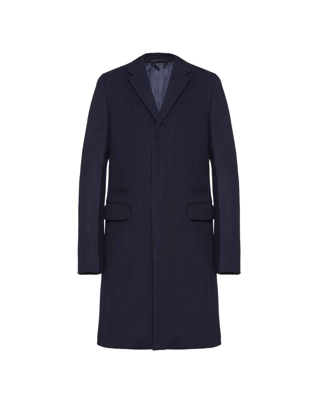 Prada Stretch Cloth Coat Tmavě Blankyt | 935241SKX