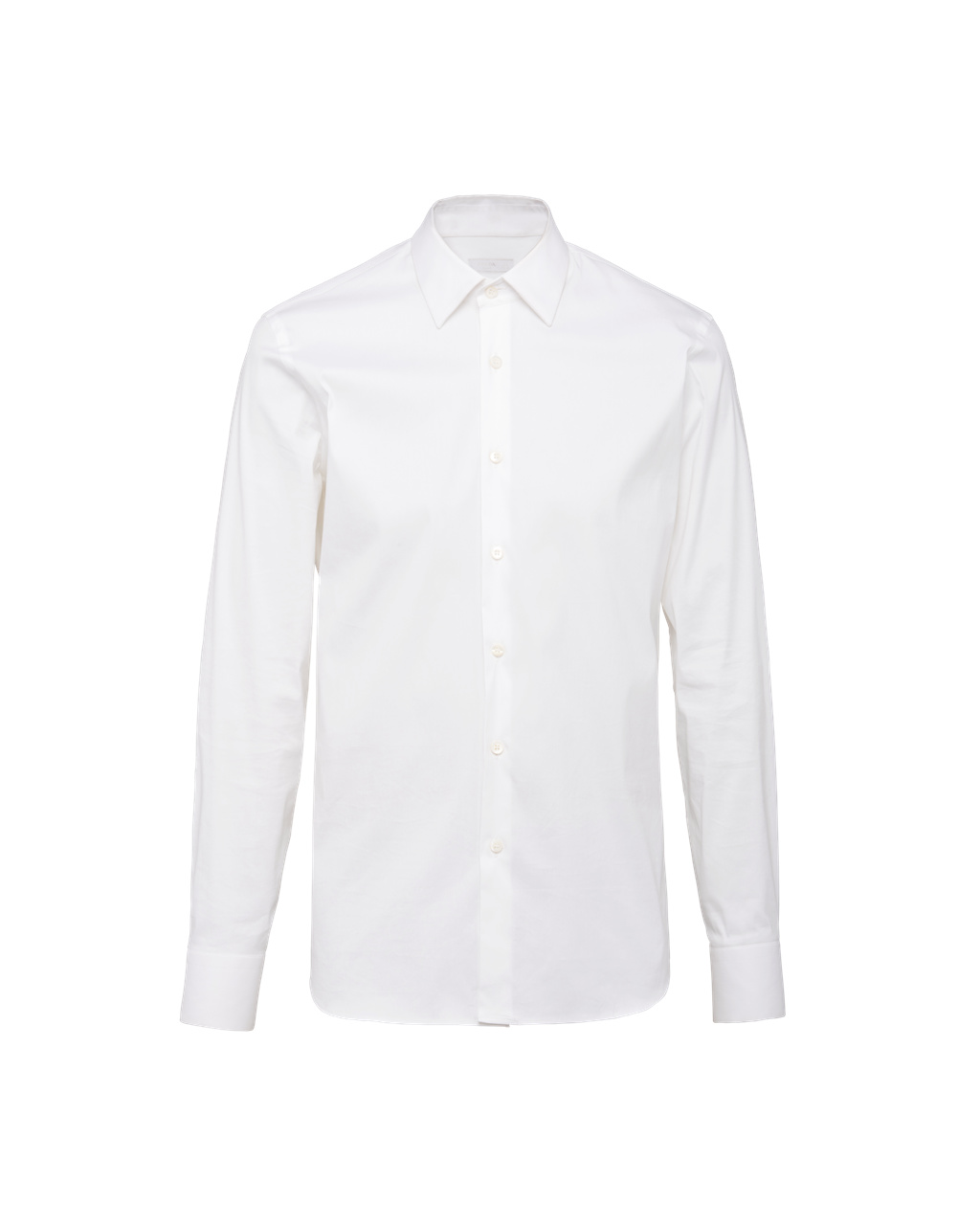 Prada Stretch Poplin Shirt Bílé | 598430MIL