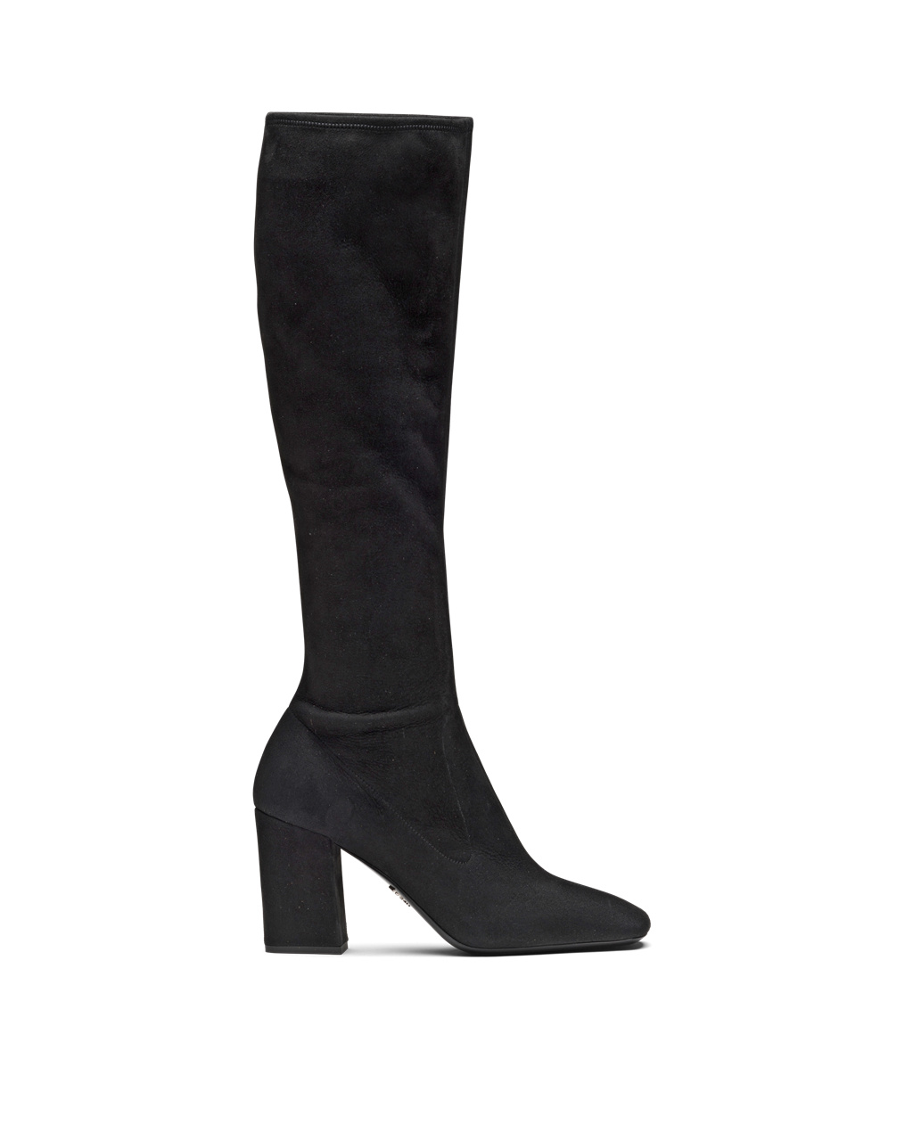 Prada Stretch Semišové Boots Černé | 837419BCZ